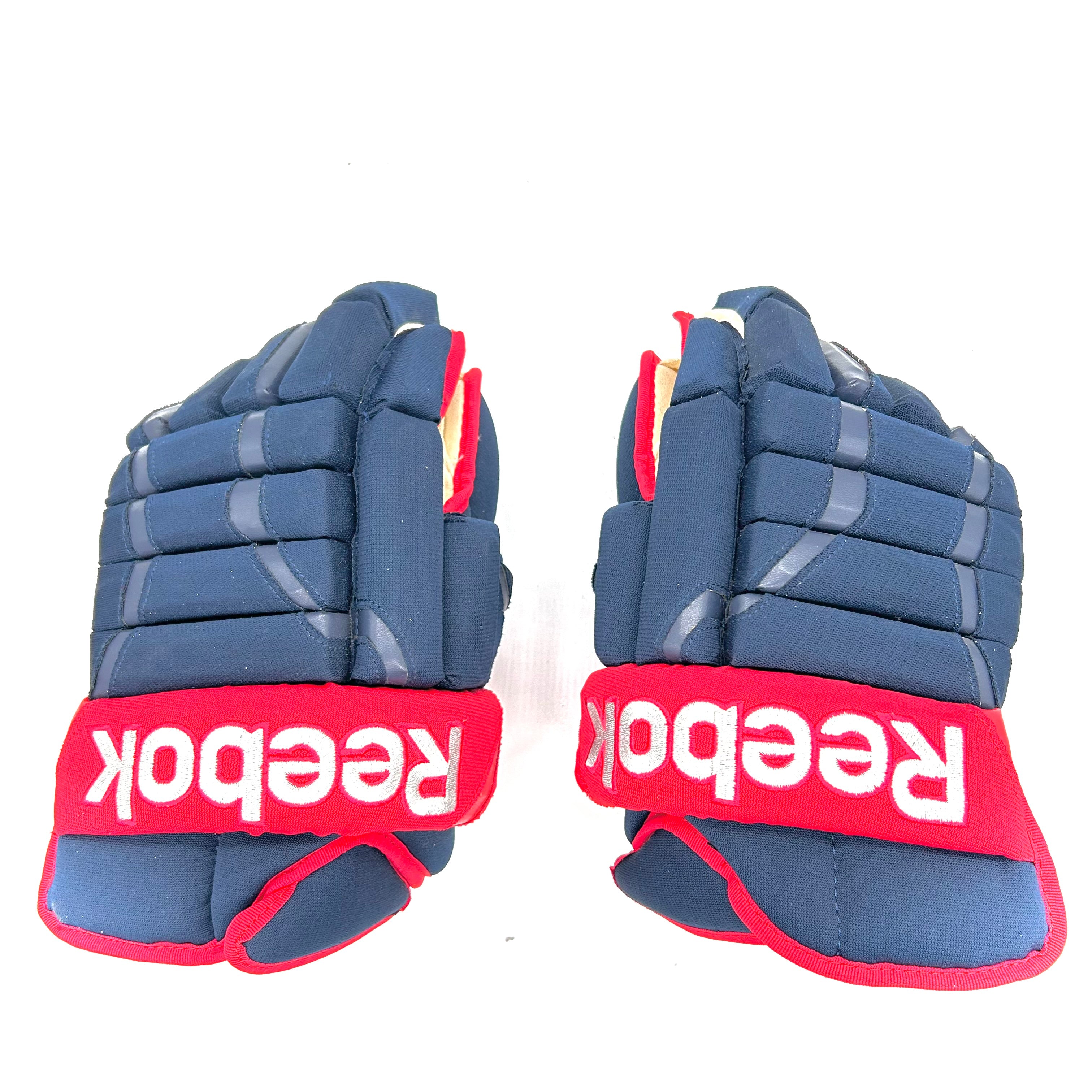 Reebok 852T - Gants Pro Stock d'occasion (bleu marine/rouge)